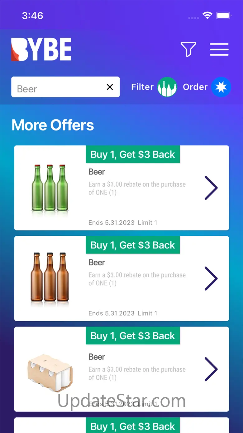 BYBE: Cash Back Rebates 4.1.6
