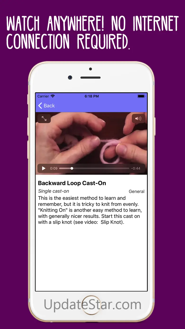 KnittingHelp Video Reference 1.3