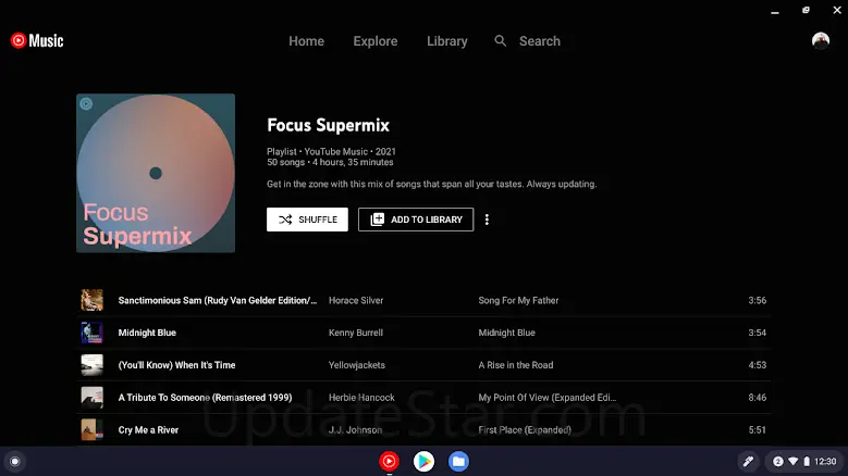 YouTube Music for Chromebook youtube.music.pwa.standalone_20201217_A_RC00