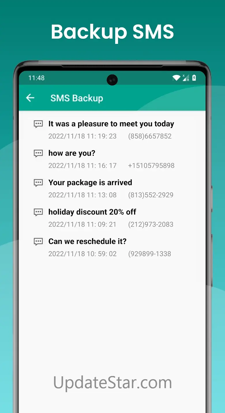 Backup and Restore - APP & SMS 7.3.5