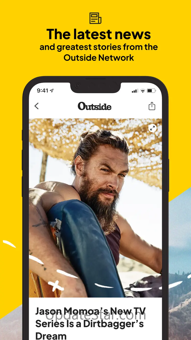 Outside