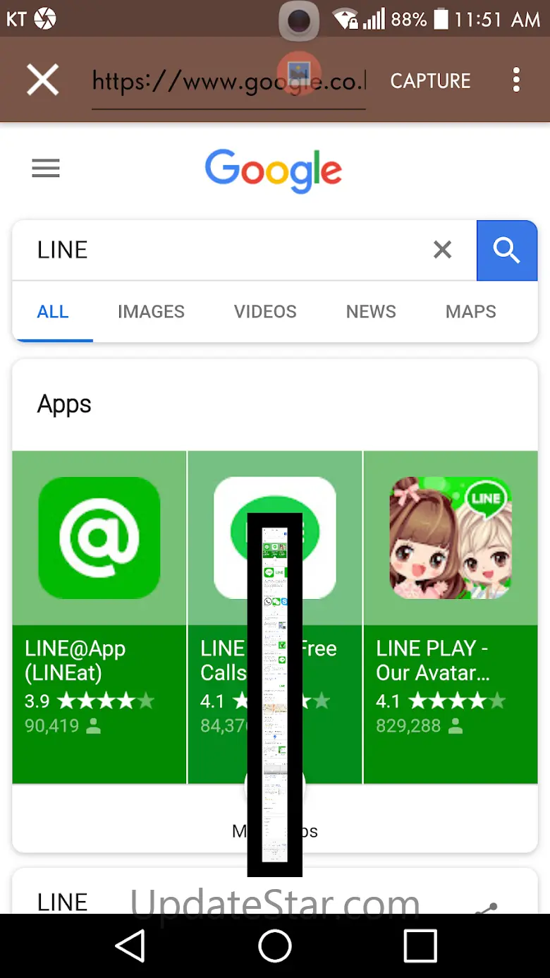 Screenshot touch 2.4.9