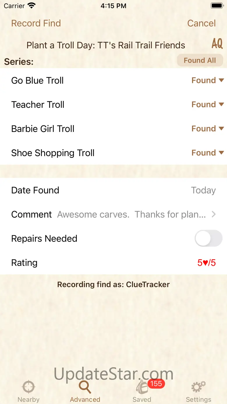 Clue Tracker for Letterboxing 4.4.7