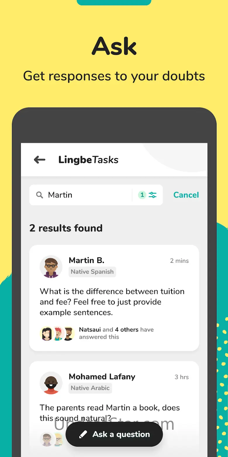 Lingbe: Practice languages 2.10.12