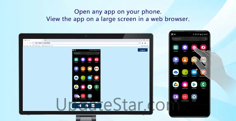 Screen Cast -View Mobile on PC 6.7