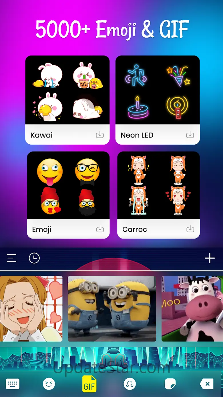 LED Keyboard: Emoji, Fonts 16.3.20