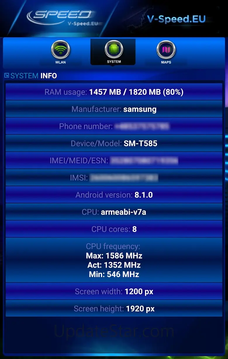 V-SPEED Speed Test 1.6.1