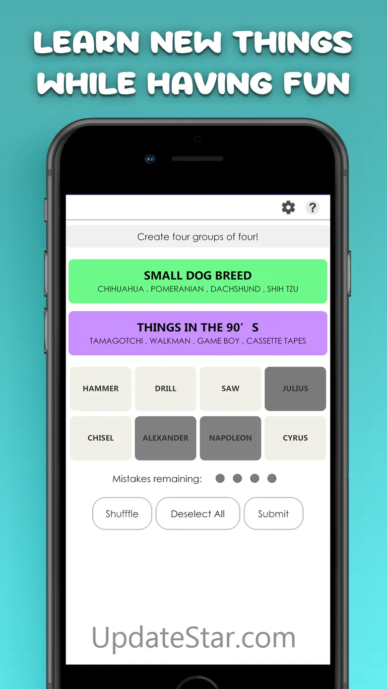 Connections 4 Word Puzzle Game 1.7.3