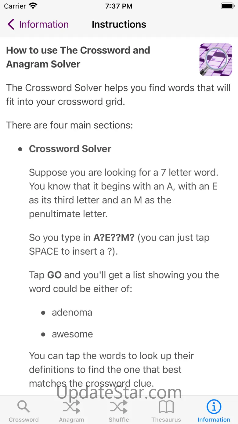 The Crossword & Anagram Solver 4.6