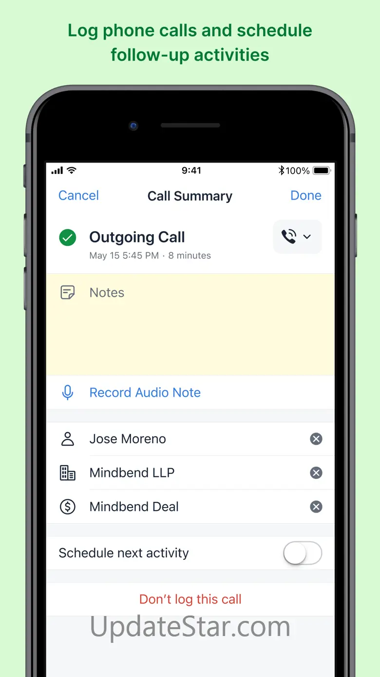 CRM sales tracker by Pipedrive 17.7