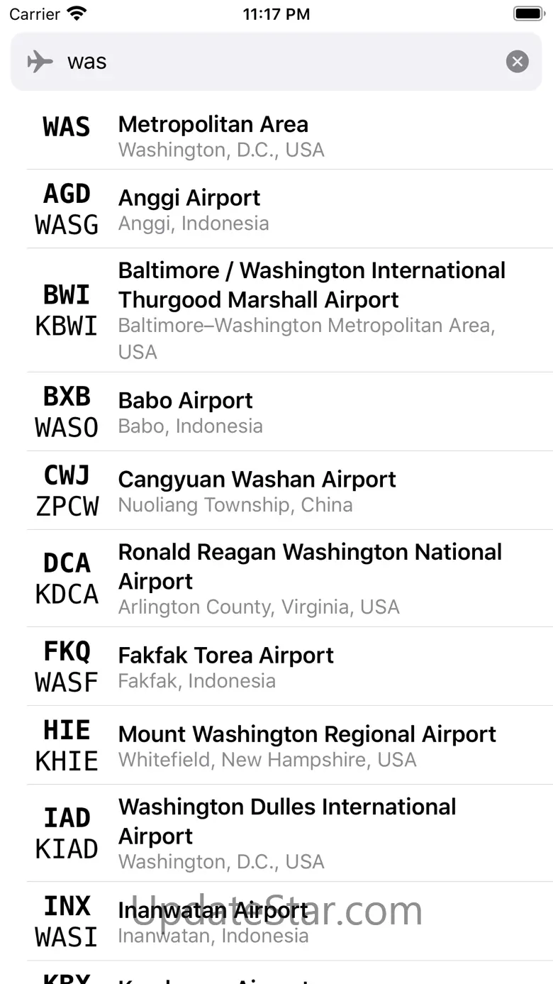 Airport Codes