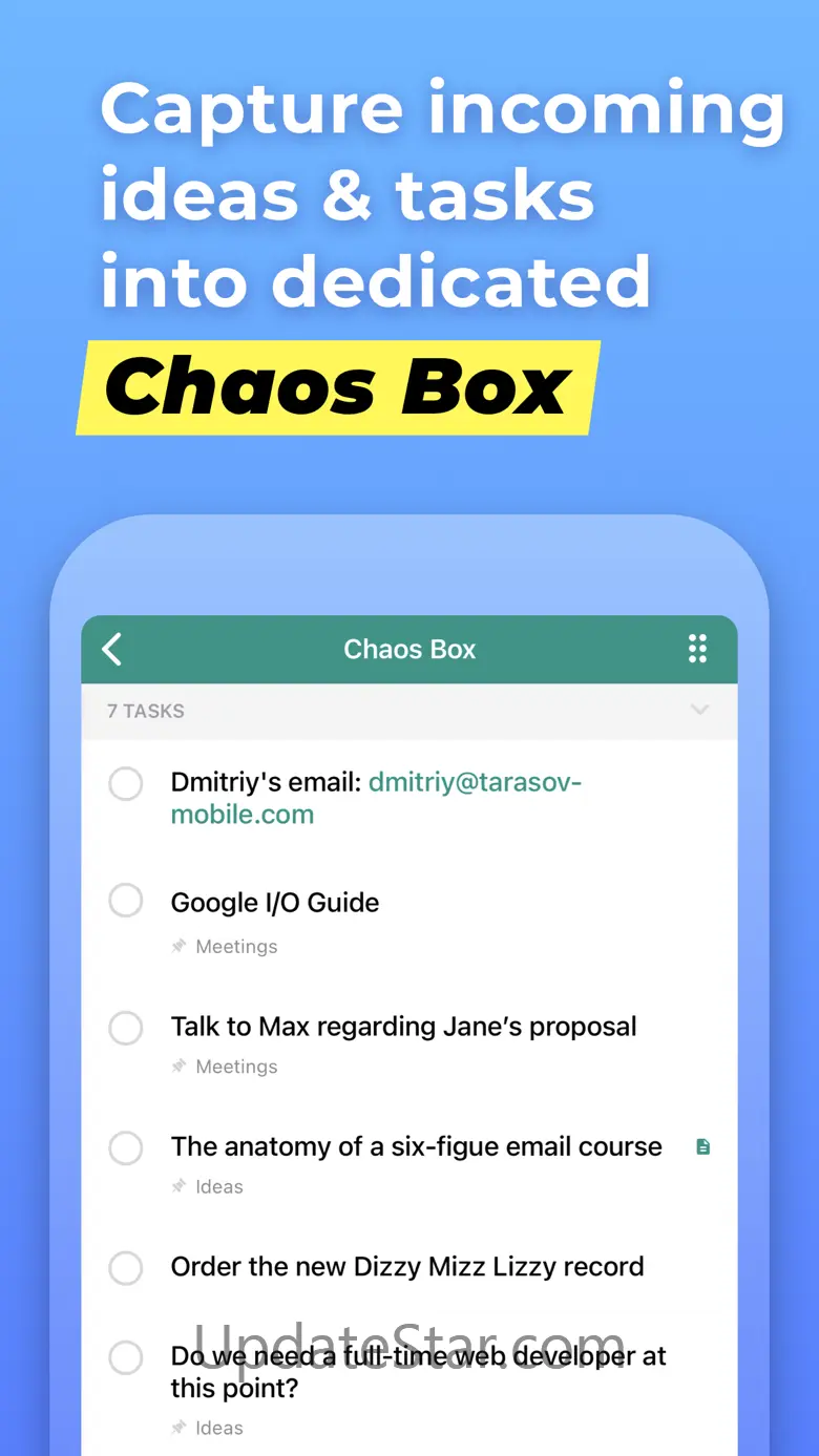 Chaos Control™: GTD Task List 1.43.5