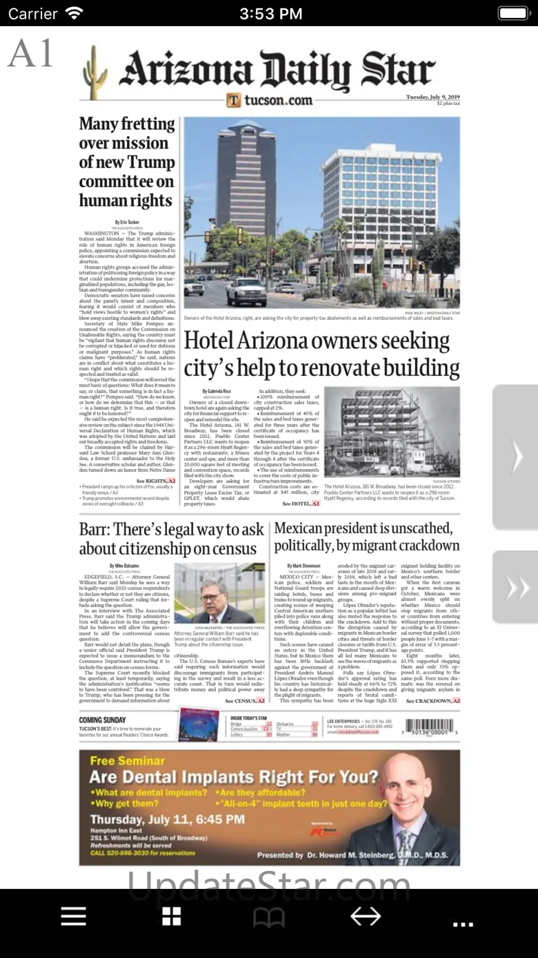 Arizona Daily Star 3.15.00