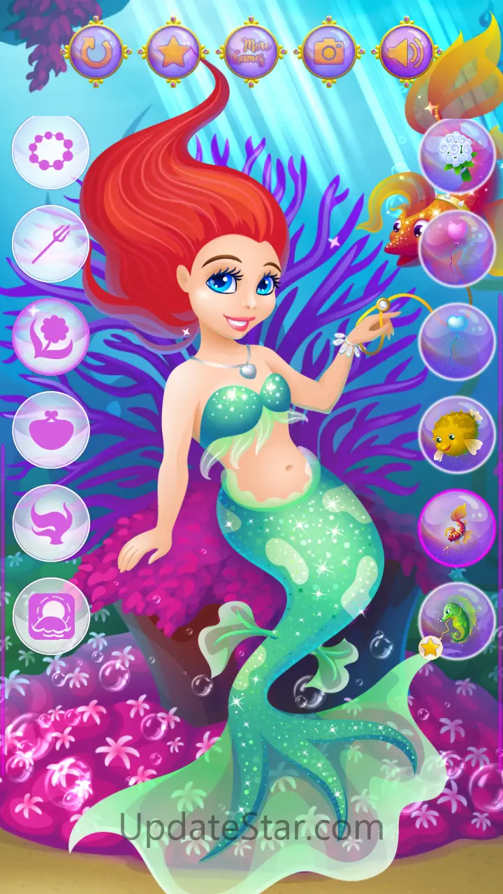 Mermaid Dress up for Girls 1.3.5