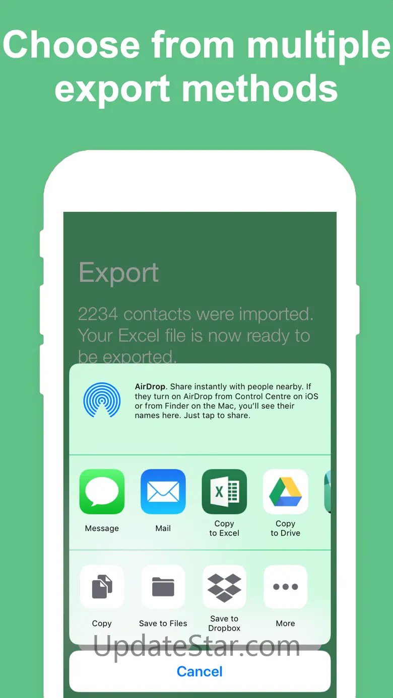 Export Contacts to Excel 1.7