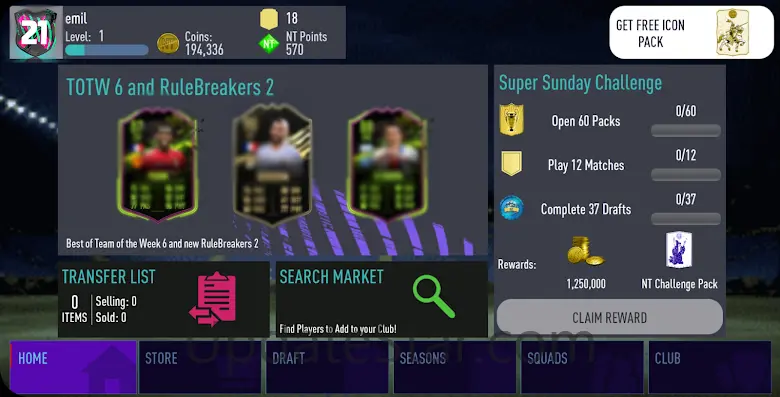 NT 21 Draft + Pack Opener 159