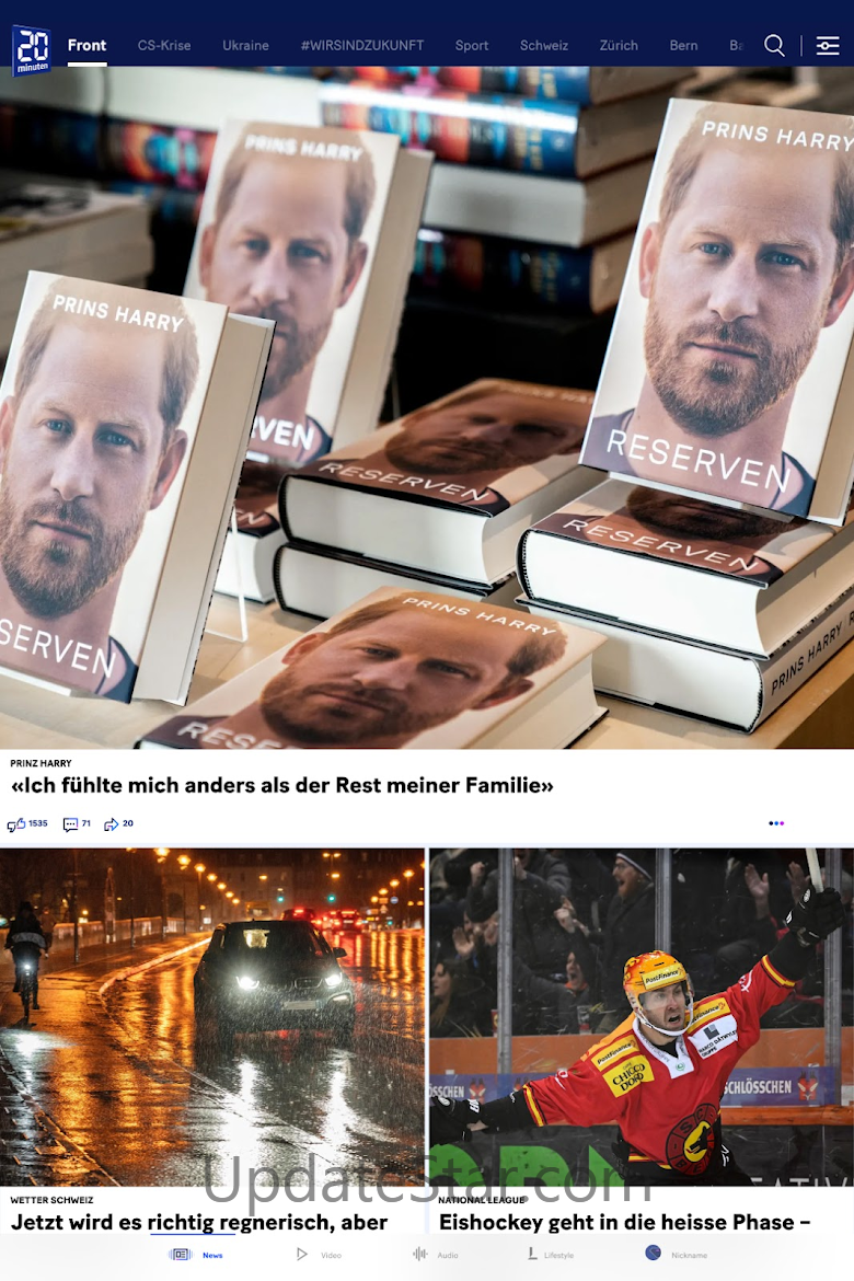 20 Minuten - Nachrichten 25.4.1