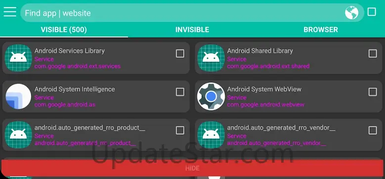 Hide application - Hide app 1.1.3
