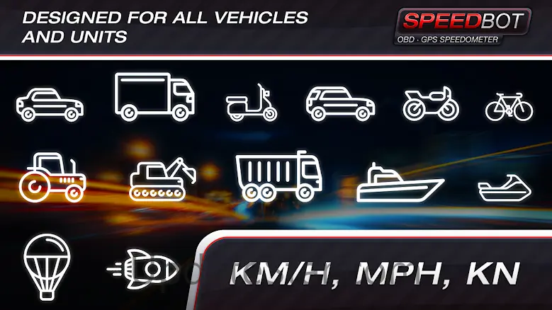 Speedbot. GPS/OBD2 Speedometer 3.4