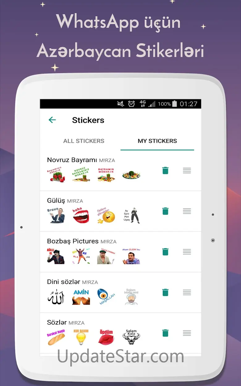 Azerbaijan Stickers 52.1.2