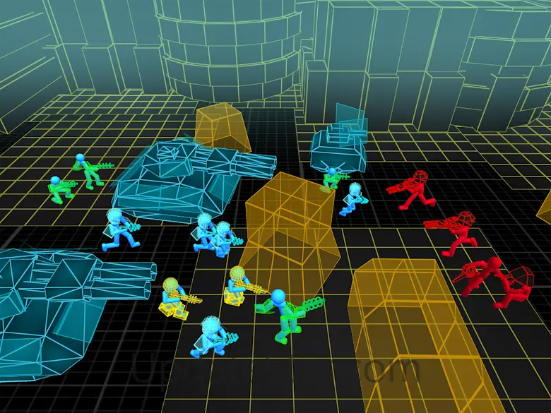 Stickman Simulator: Neon Tank 1.13
