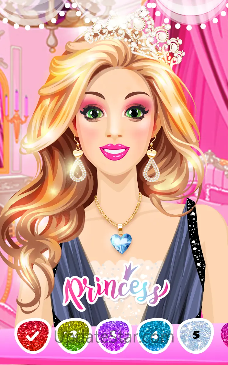 Princess Color by Number Game 1.6