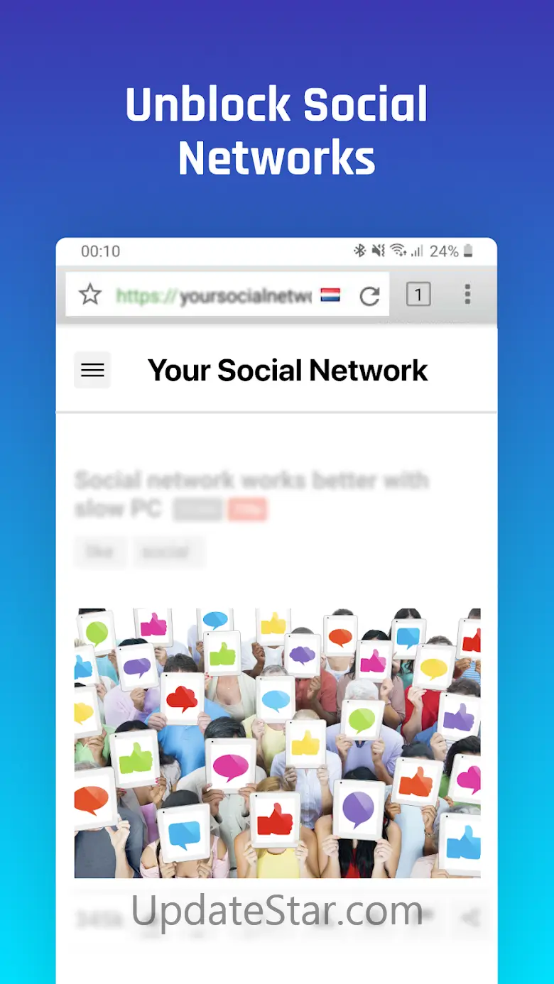 Unblock site VPN proxy browser 1.5.5004