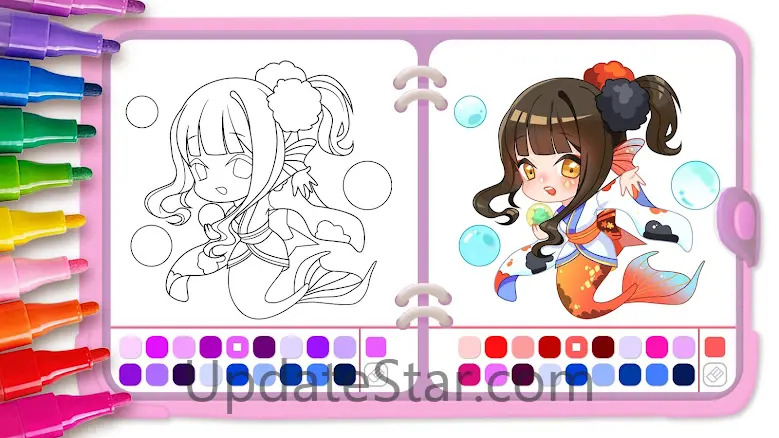 Mermaid Coloring:Mermaid games 2.2301