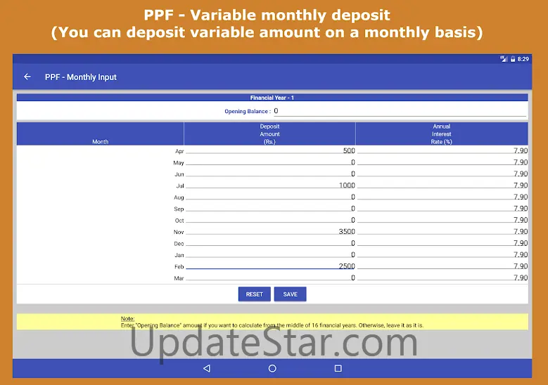 Financial Calculator India 25.2