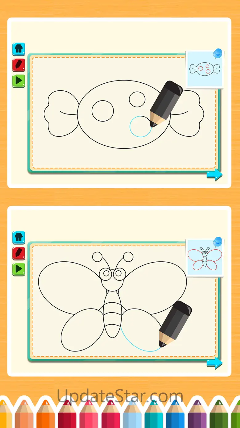 Draw by simple shapes & lines 6.4
