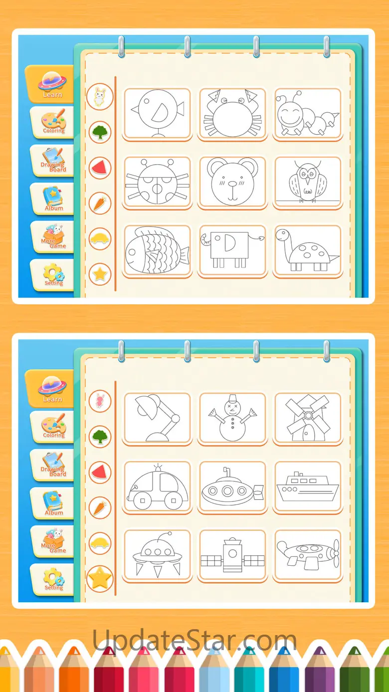 Draw by simple shapes & lines 6.4