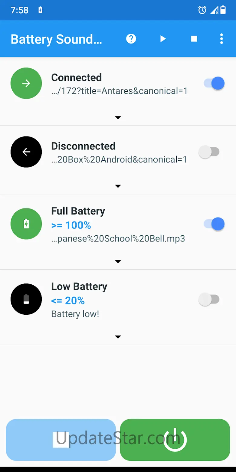 Battery Sound Alert 1.16