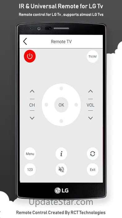 Remote for Lg 10.5