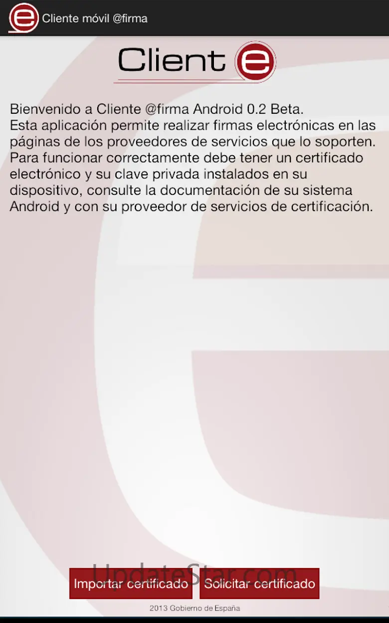 Cliente movil @firma 1.8.3