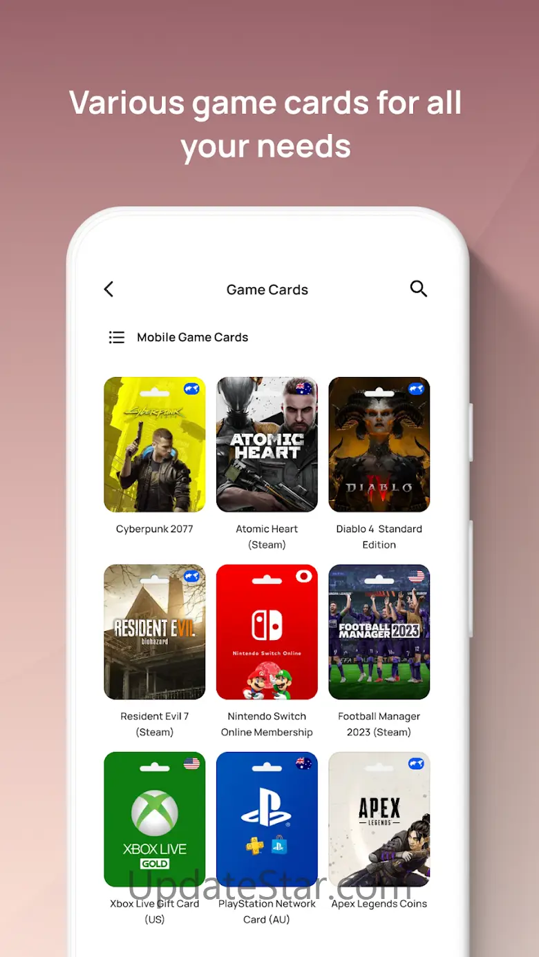 SEAGM - Games Topup, Gift Card 3.6.01