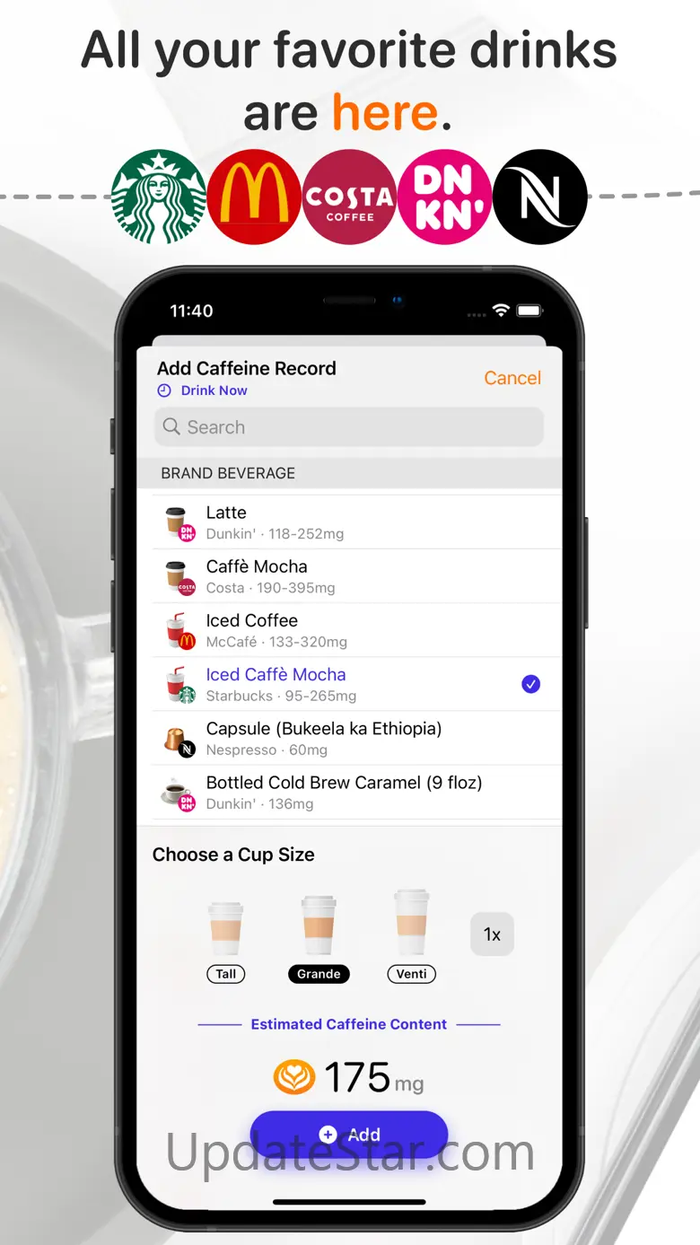 HiCoffee - Caffeine Tracker 5.3.7