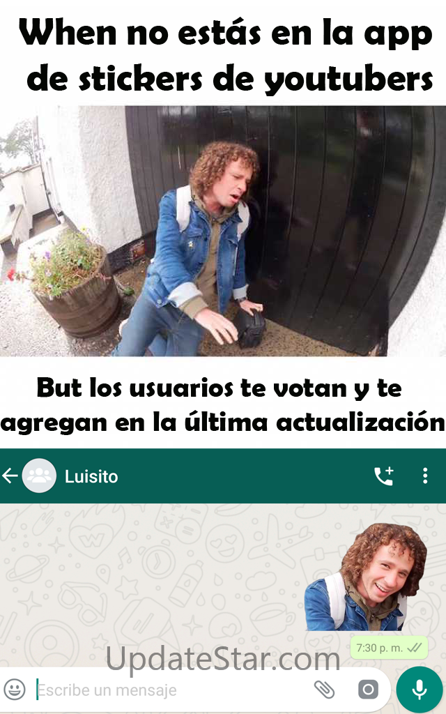 Stickers de Youtubers para WA 3.2