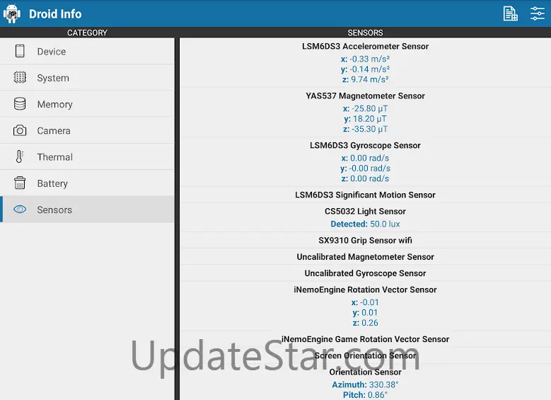 Droid Hardware Info 1.2.3