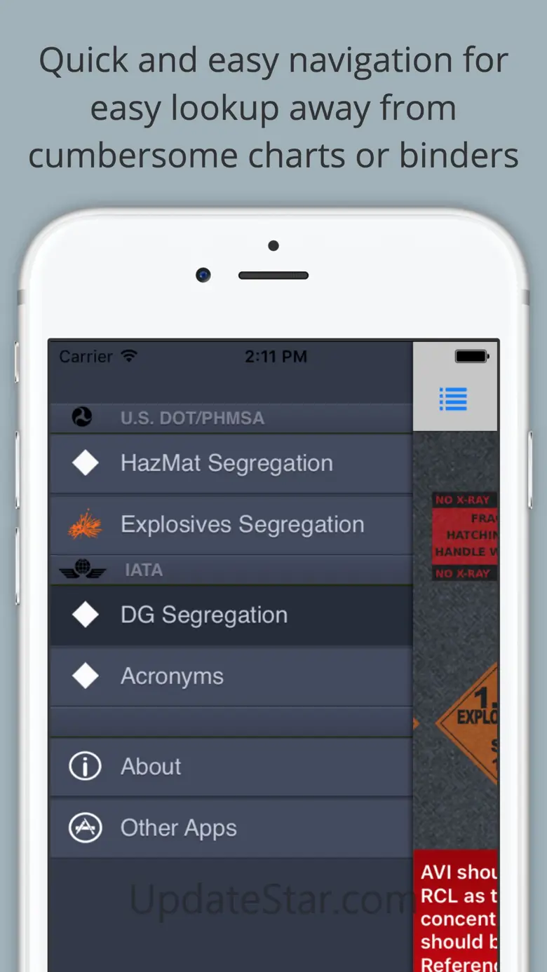 Hazmat Load  Segregation Guide 3.1