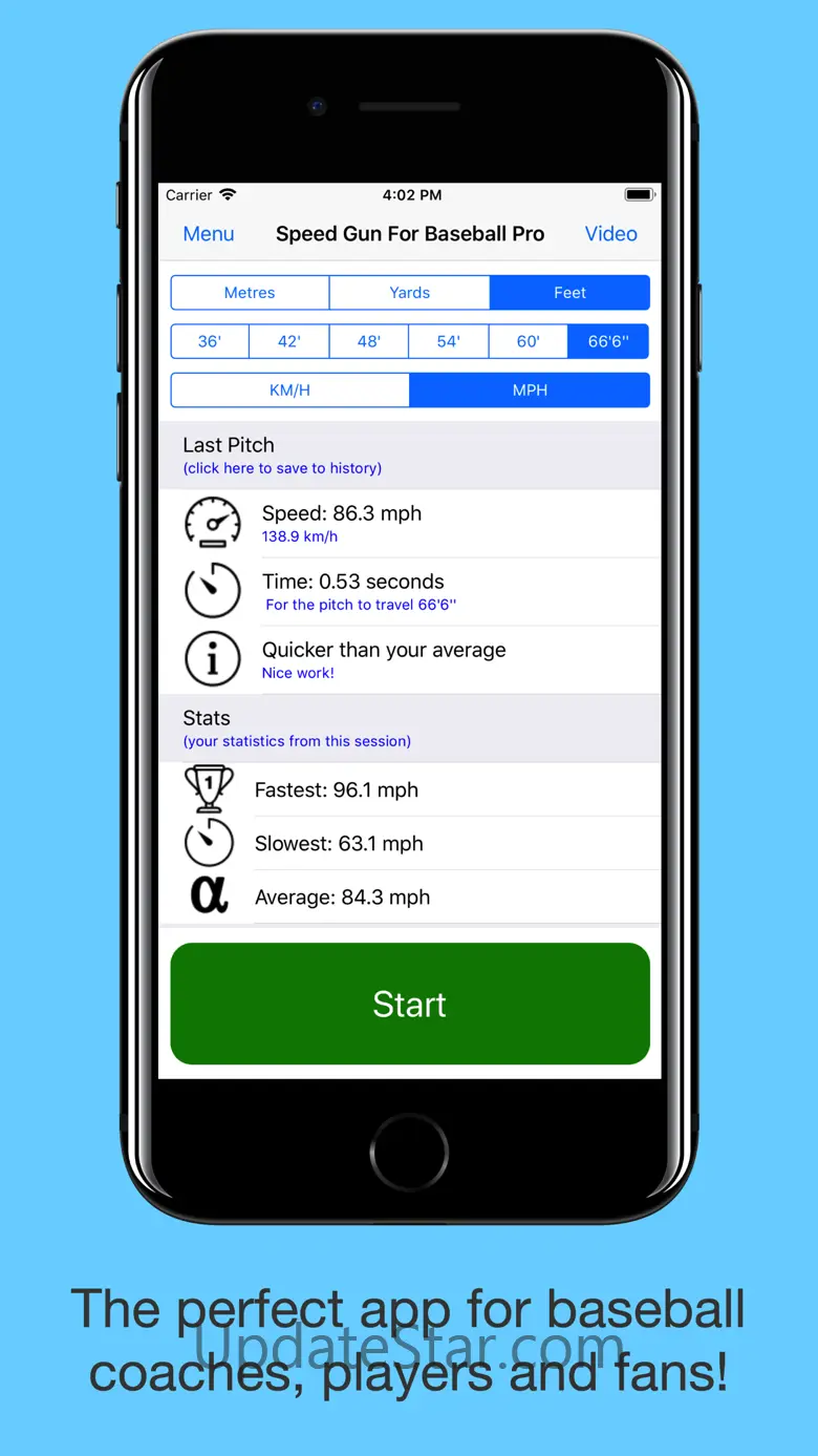 Speed Gun for Baseball 4.0.1
