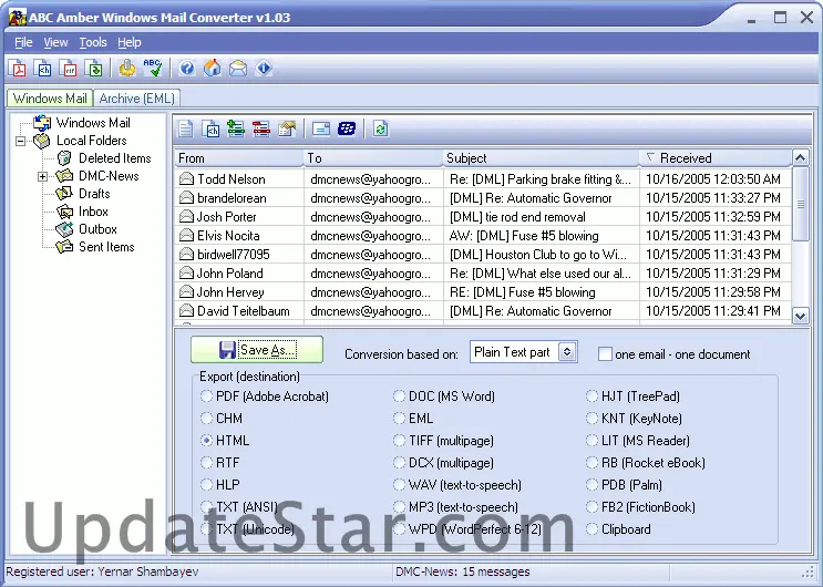 ABC Amber Windows Mail Converter 1.4