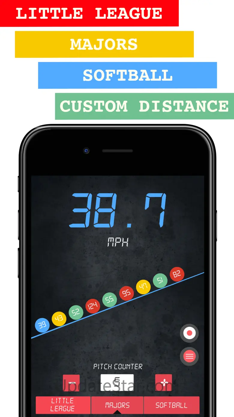 Baseball Pitch Speed Radar Gun 1.61