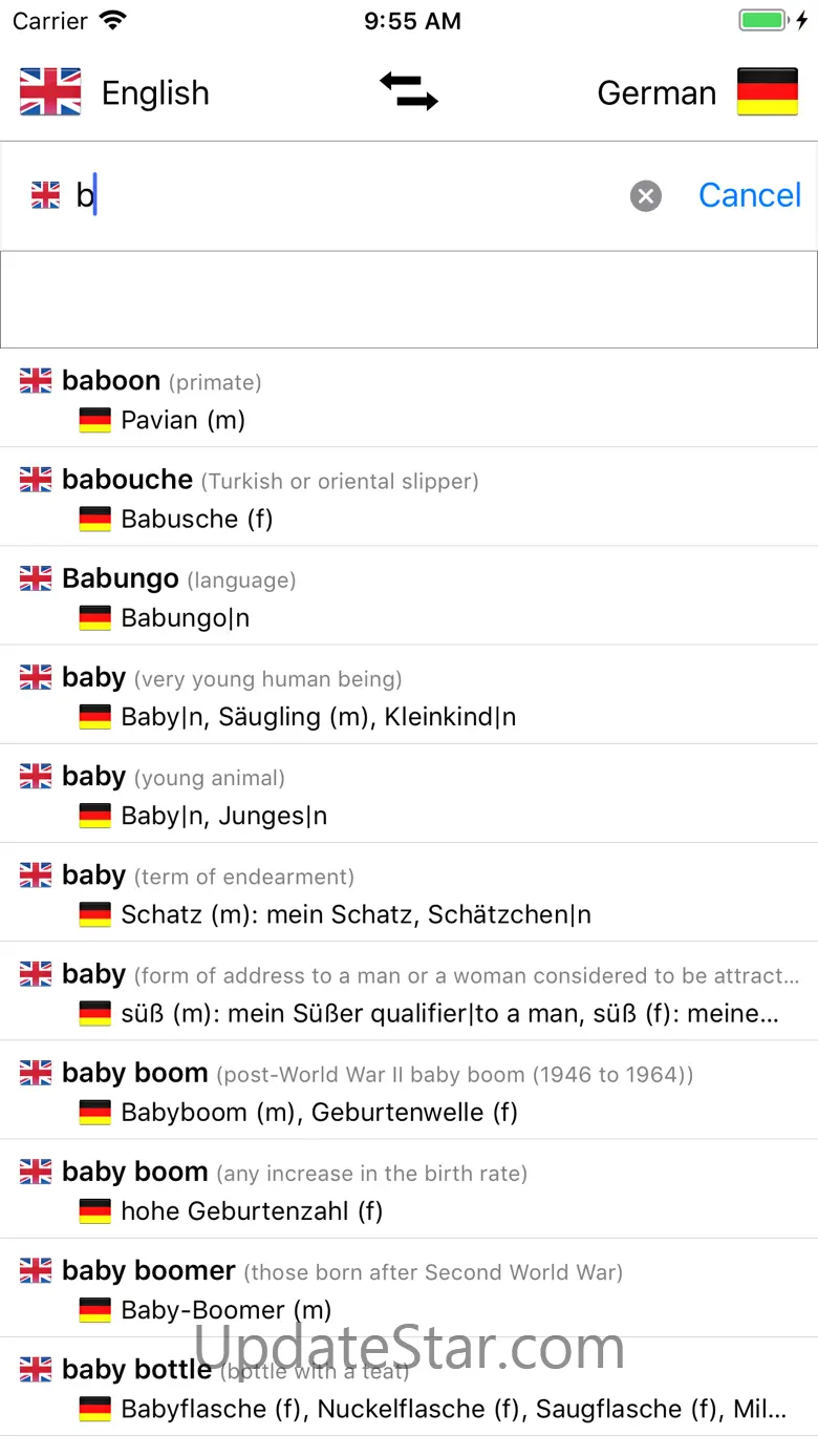 German/English Dictionary 3.2