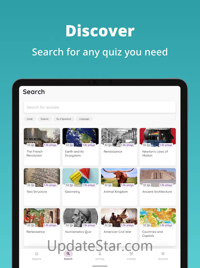 Quizizz: Play to Learn 7.92