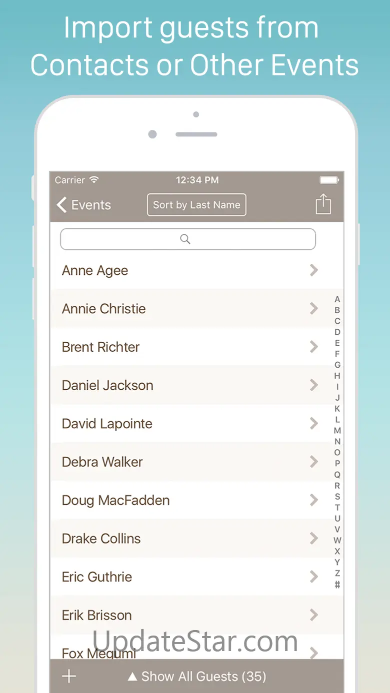 Guest List Organizer. 2.80