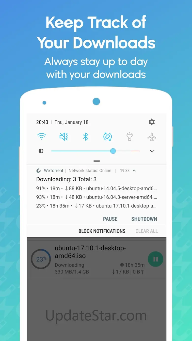 WeTorrent - Torrent Downloader 1.0.33