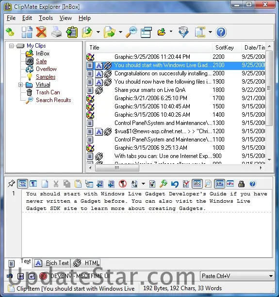 ClipMate Clipboard for U3 7.5.26