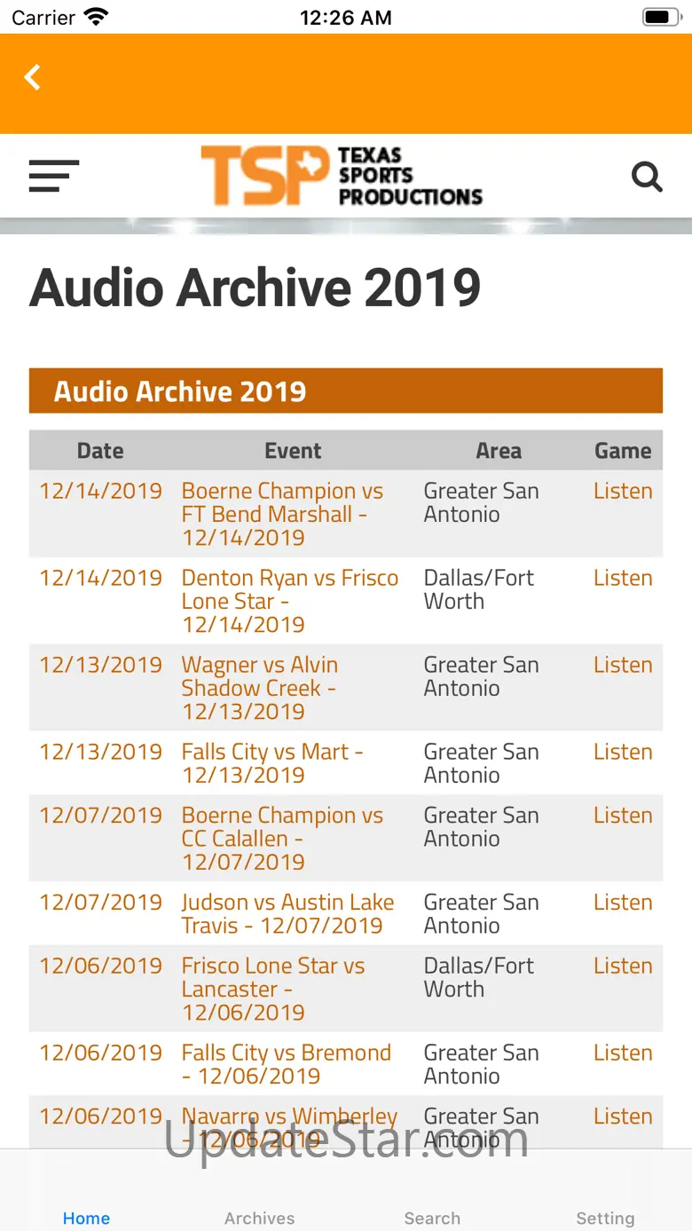 Texas Sports Production(TSP) 1.19