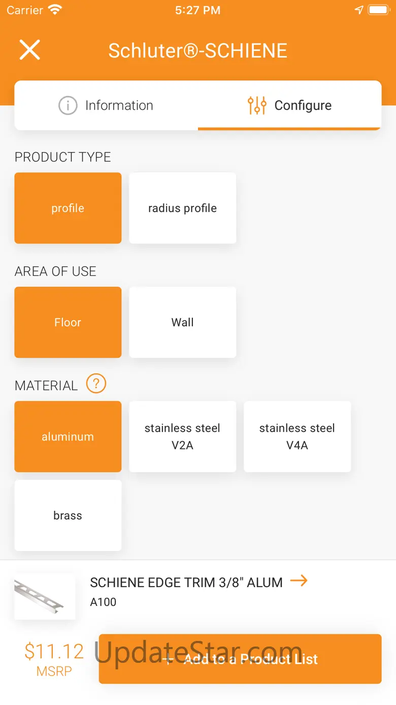 Schluter®-APP 1.8.1