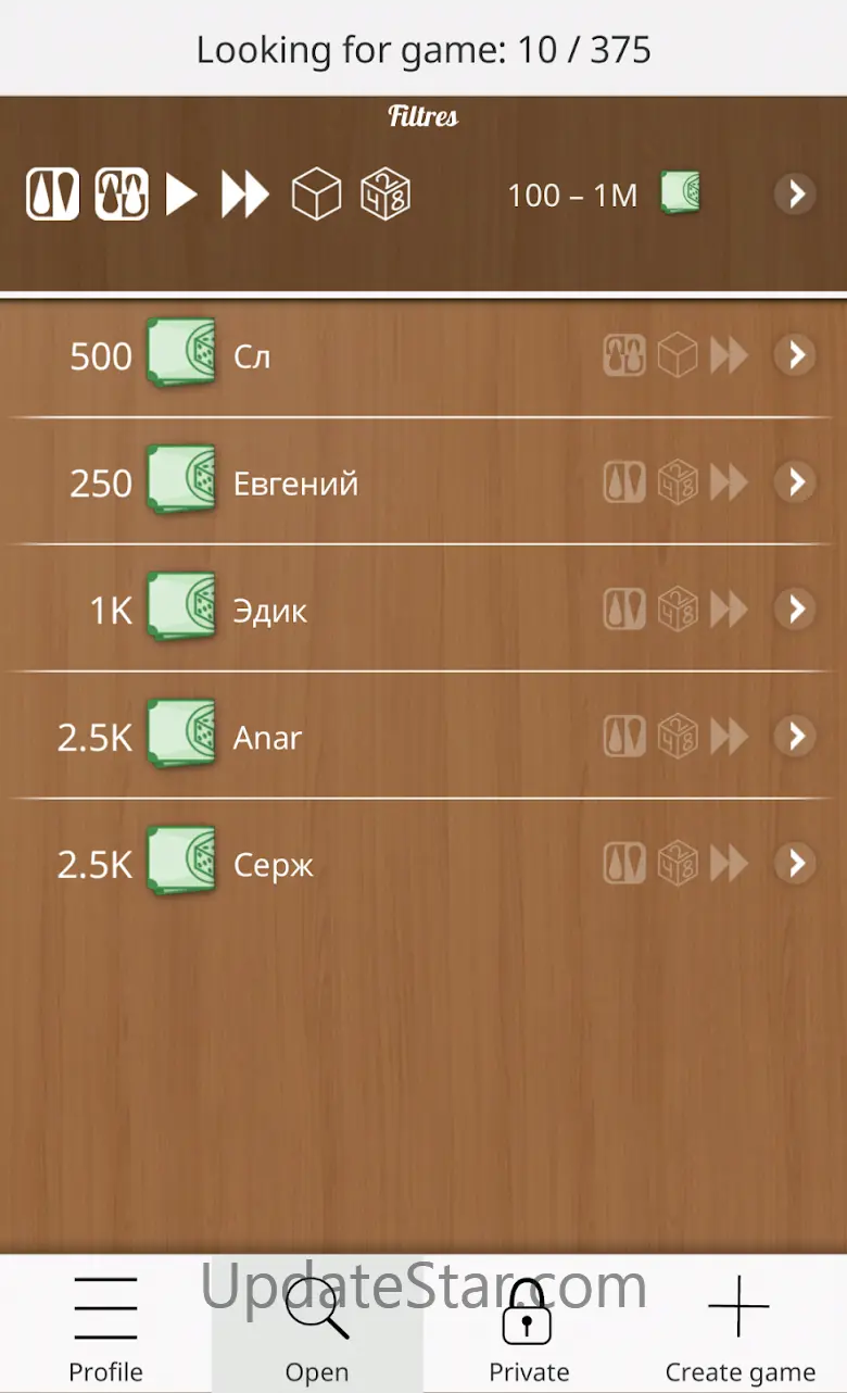 Backgammon Online 1.6.10